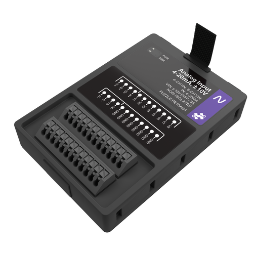 Analog Input: 4-20 mA, ±10 V, perspective view