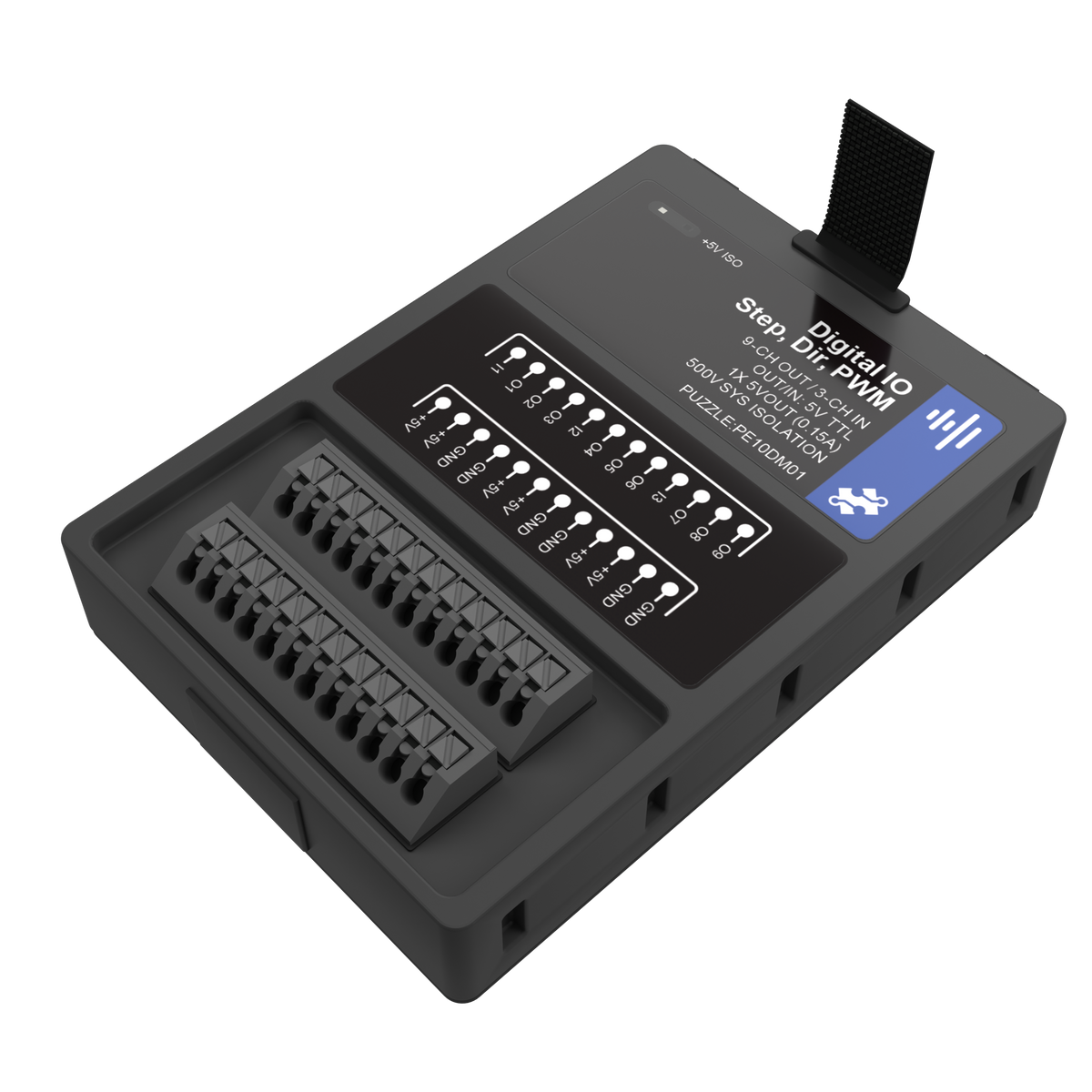 Digital IO: Step, Dir, PWM, perspective view